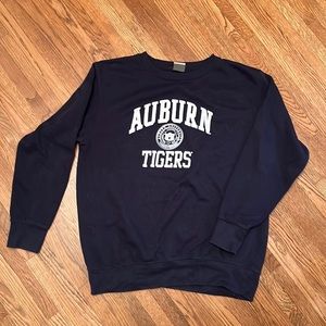 Vintage Auburn University Sweatshirt Navy Large